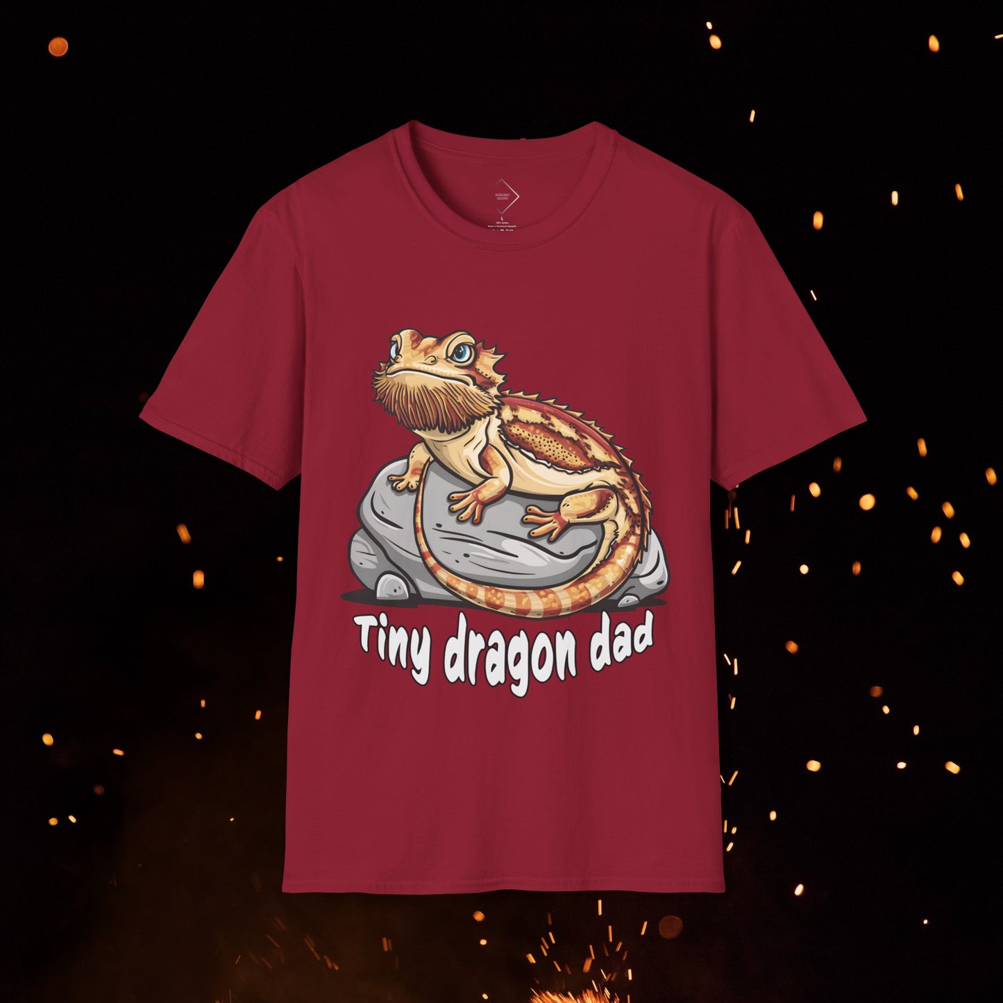 Tiny Bearded Dragon Dad T-shirt