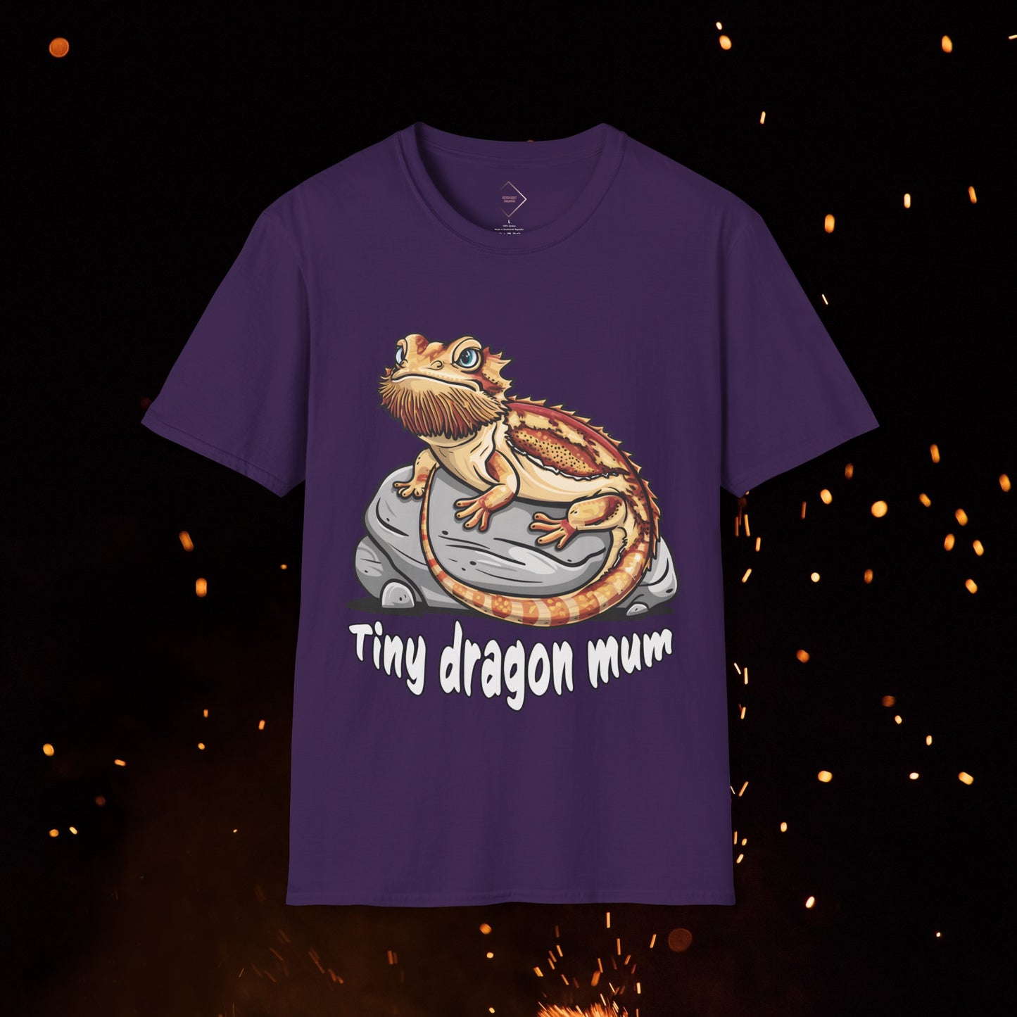 Tiny Bearded Dragon Mum T-shirt