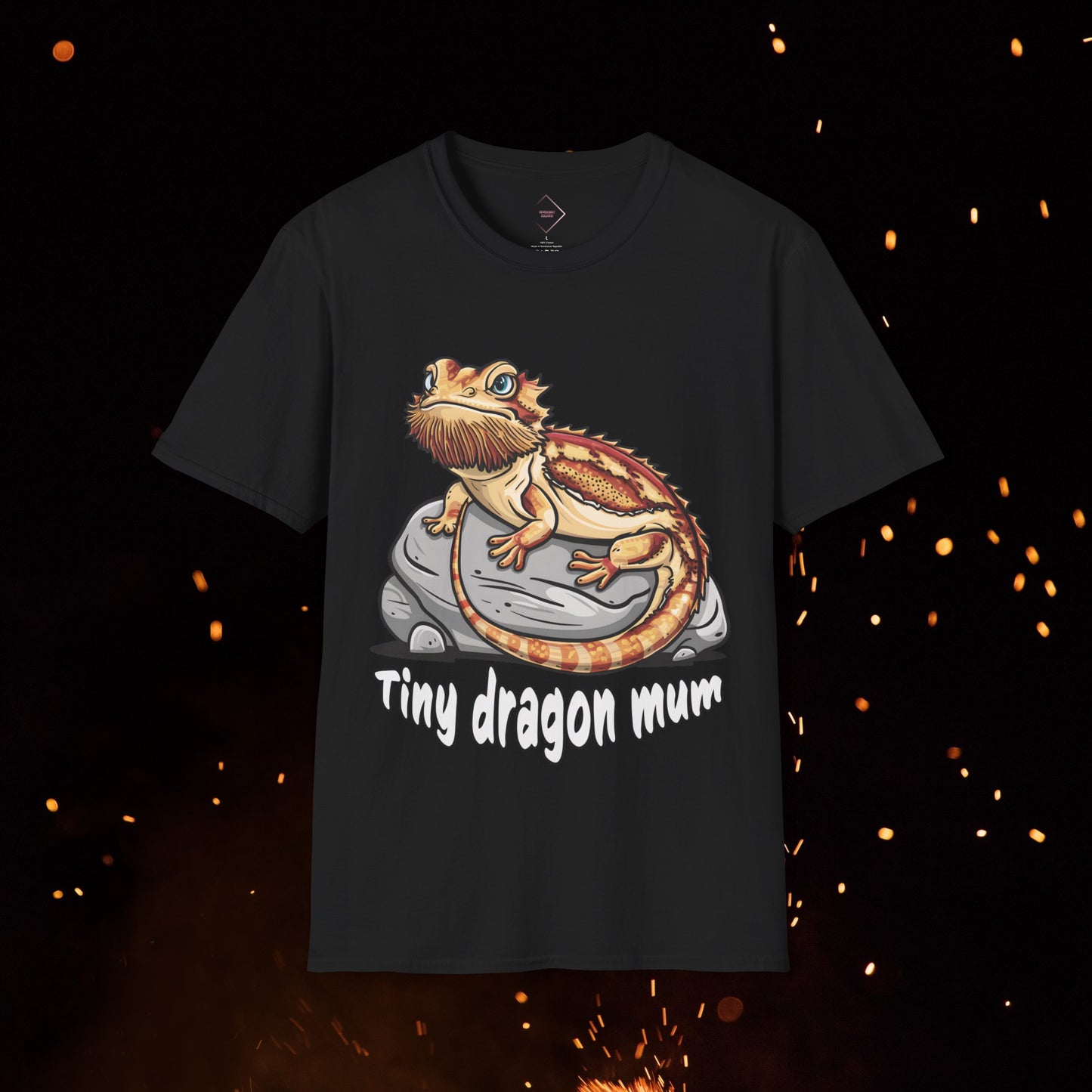 Tiny Bearded Dragon Mum T-shirt