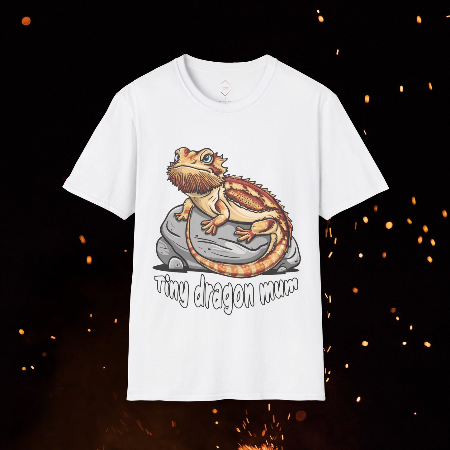 Tiny Bearded Dragon Mum T-shirt