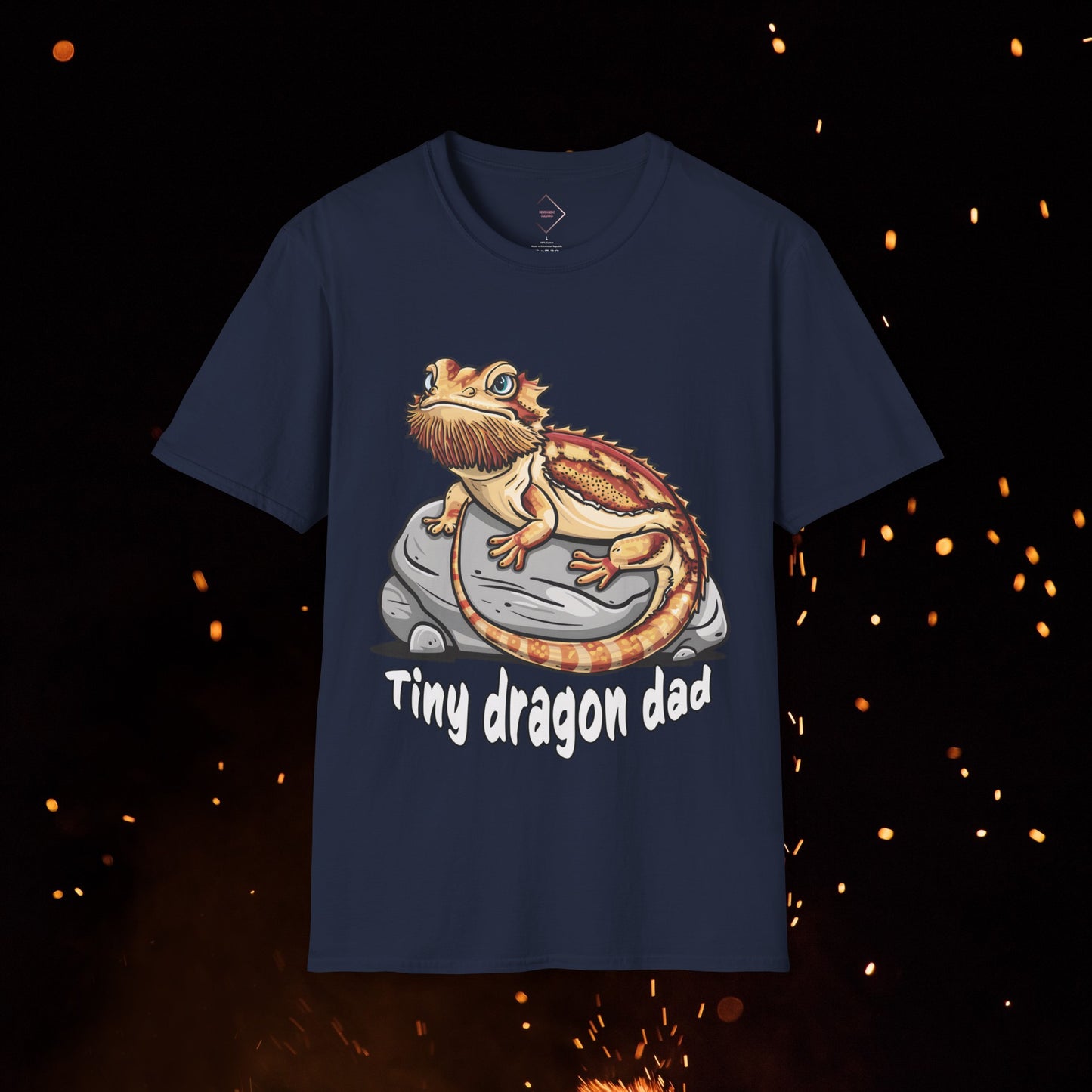 Tiny Bearded Dragon Dad T-shirt