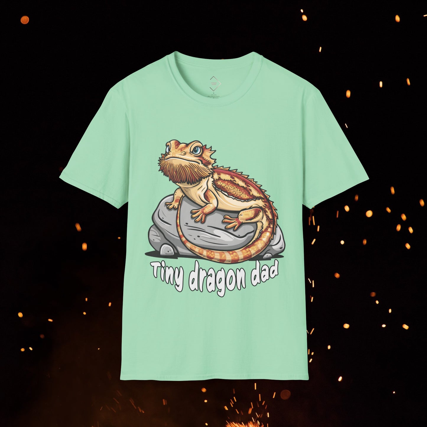 Tiny Bearded Dragon Dad T-shirt