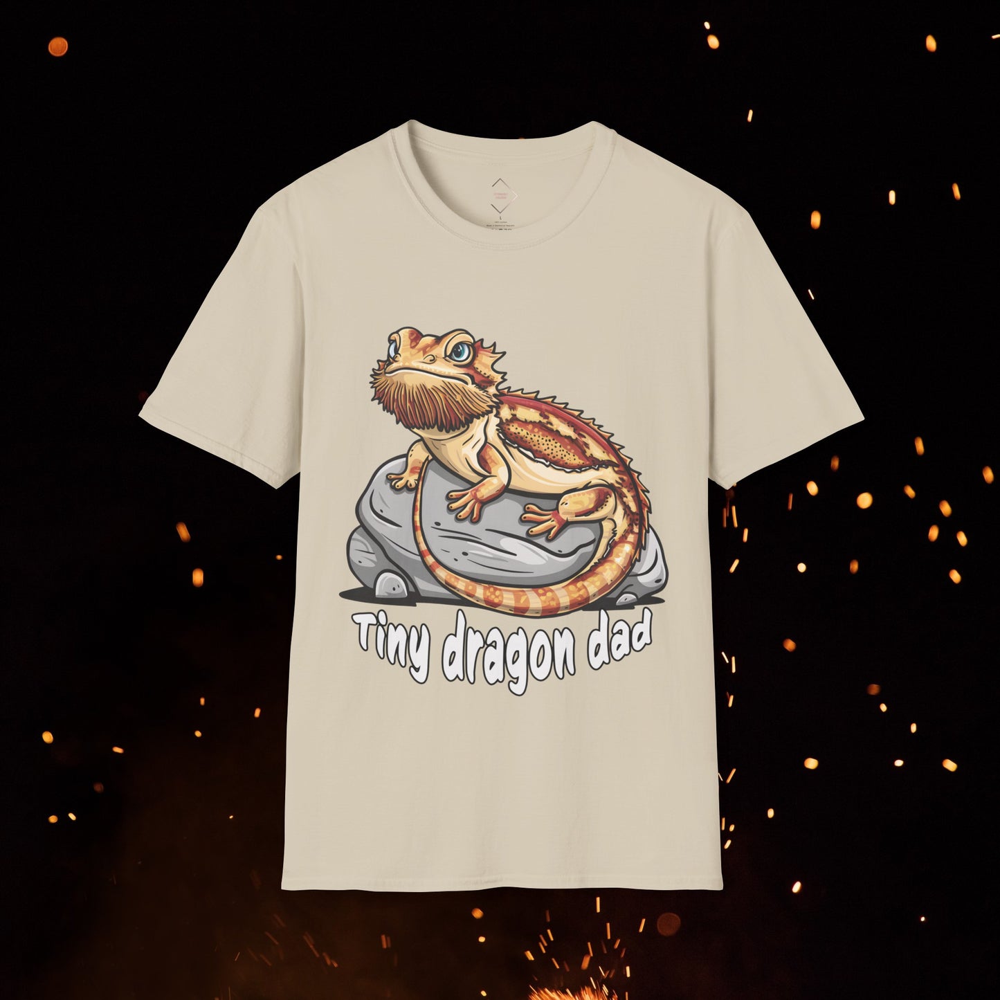 Tiny Bearded Dragon Dad T-shirt