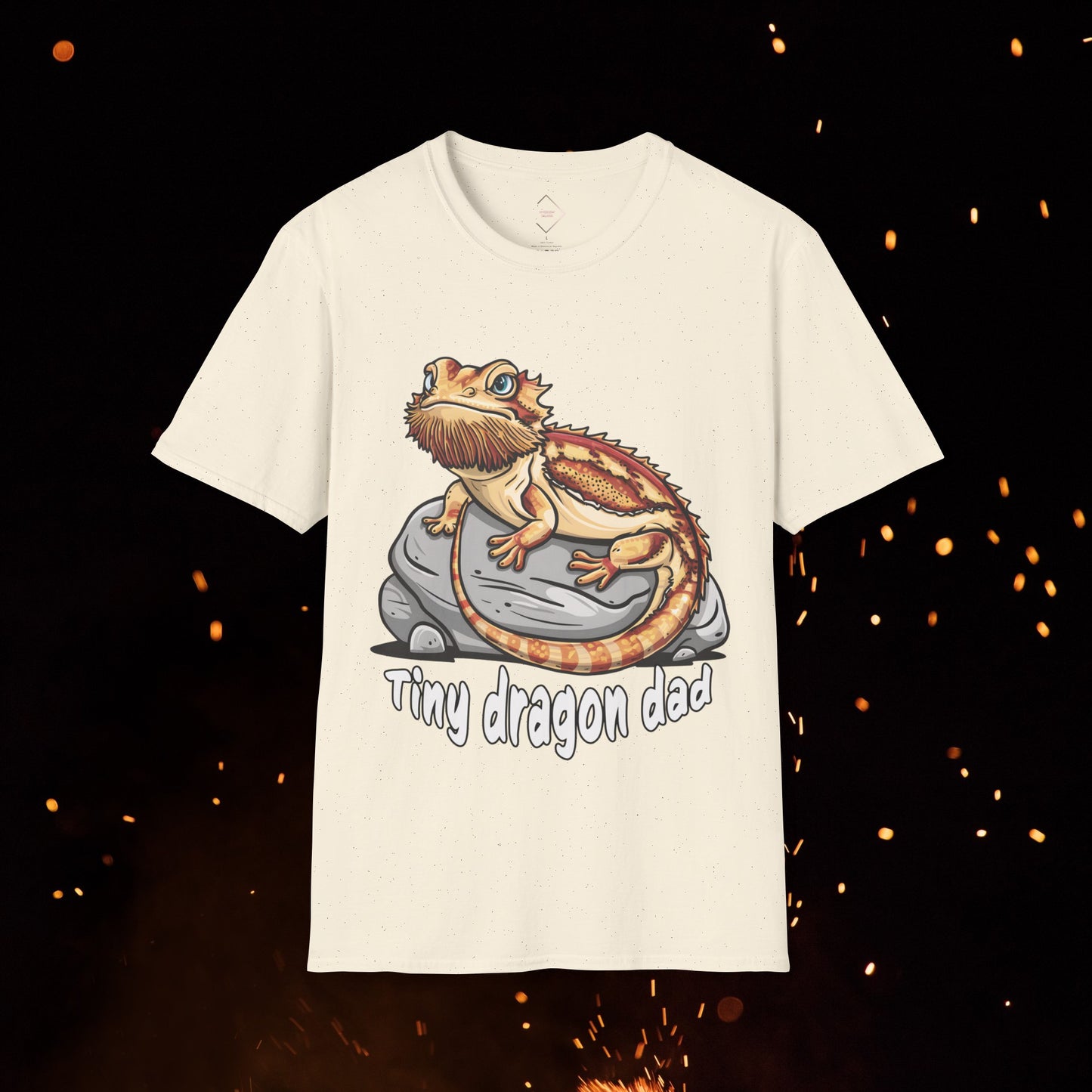 Tiny Bearded Dragon Dad T-shirt